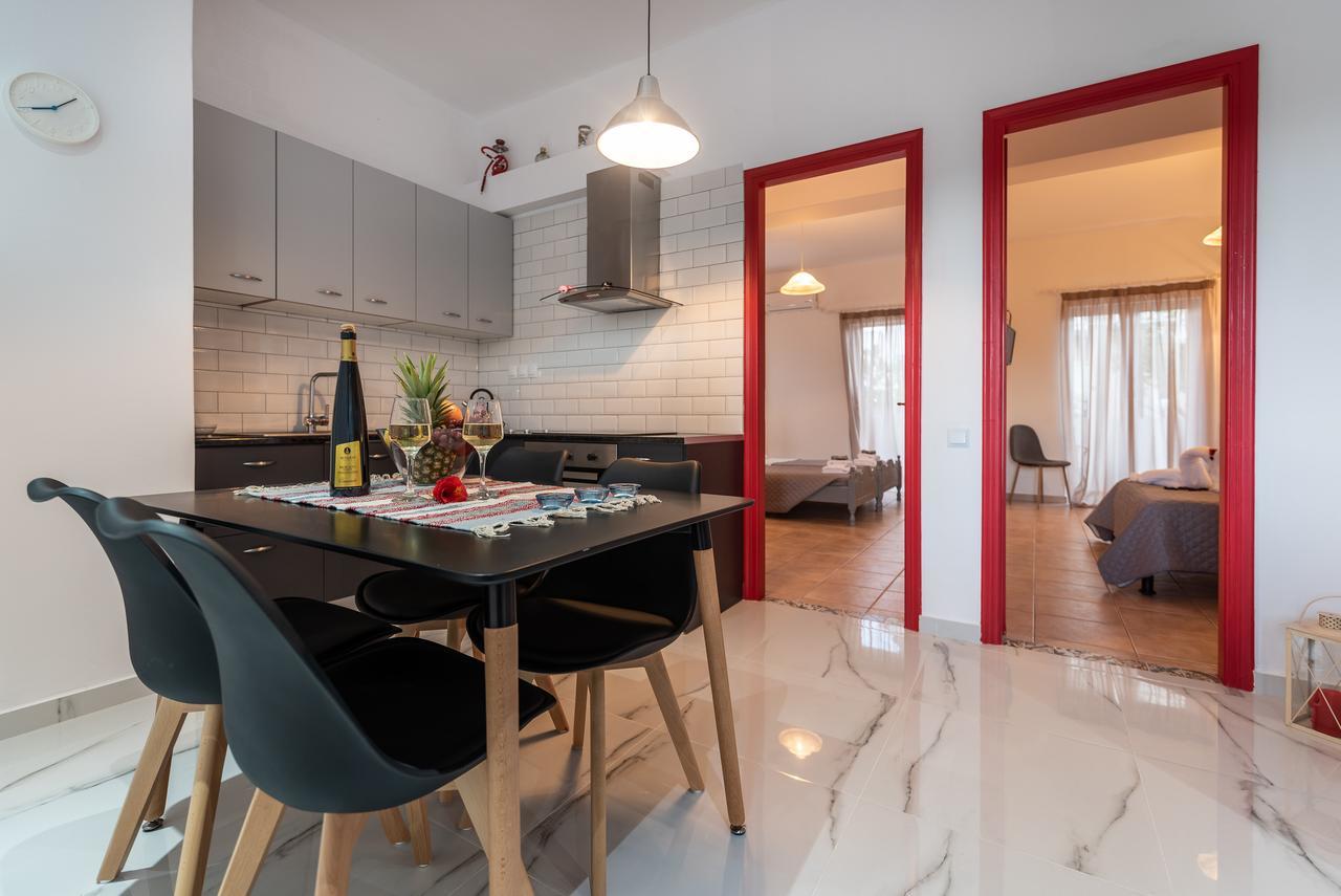 Ostria Apartments Kalamákion エクステリア 写真